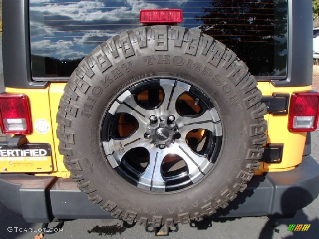 2013 Wrangler Unlimited Sport 4x4 - Dozer Yellow / Black photo #9