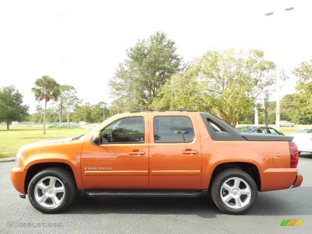 2007 Avalanche LTZ - Sunburst Orange Metallic / Ebony/Light Cashmere photo #2