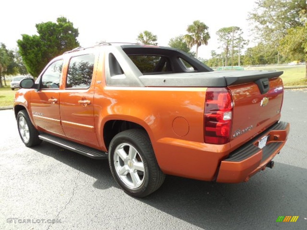 2007 Avalanche LTZ - Sunburst Orange Metallic / Ebony/Light Cashmere photo #3