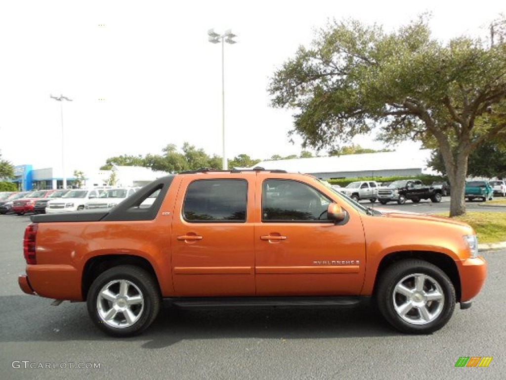 2007 Avalanche LTZ - Sunburst Orange Metallic / Ebony/Light Cashmere photo #10