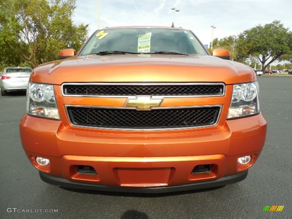 2007 Avalanche LTZ - Sunburst Orange Metallic / Ebony/Light Cashmere photo #14