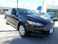 2014 Tuxedo Black Ford Fusion S  photo #7