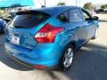 2014 Blue Candy Ford Focus SE Hatchback  photo #5