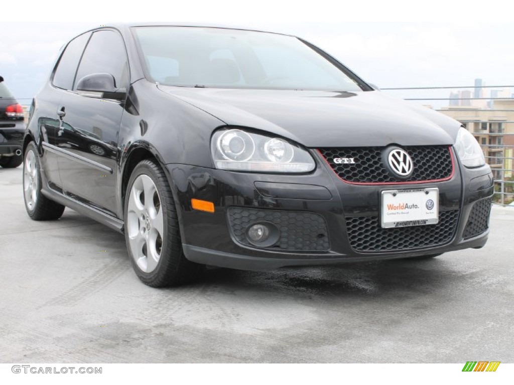 2008 GTI 2 Door - Black Magic Metallic / Anthracite Black photo #1