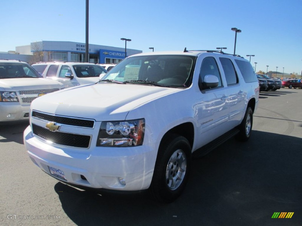 2014 Suburban LT 4x4 - Summit White / Ebony photo #2