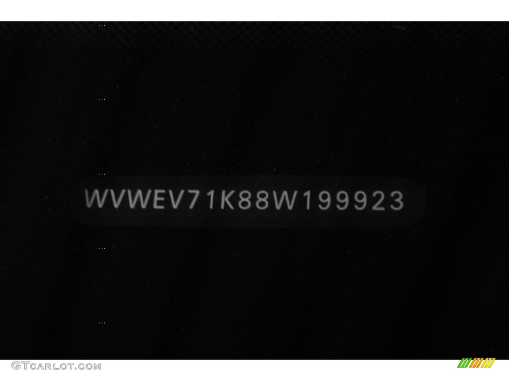 2008 GTI 2 Door - Black Magic Metallic / Anthracite Black photo #30