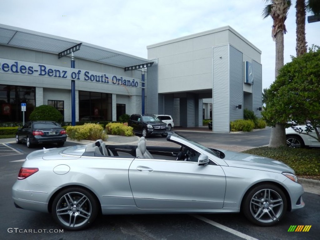 2014 E 350 Cabriolet - Iridium Silver Metallic / Grey/Black photo #4
