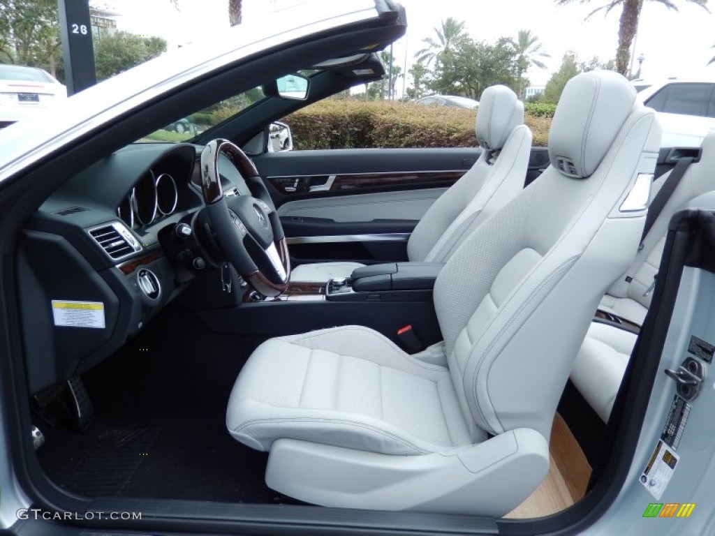Grey/Black Interior 2014 Mercedes-Benz E 350 Cabriolet Photo #87526055