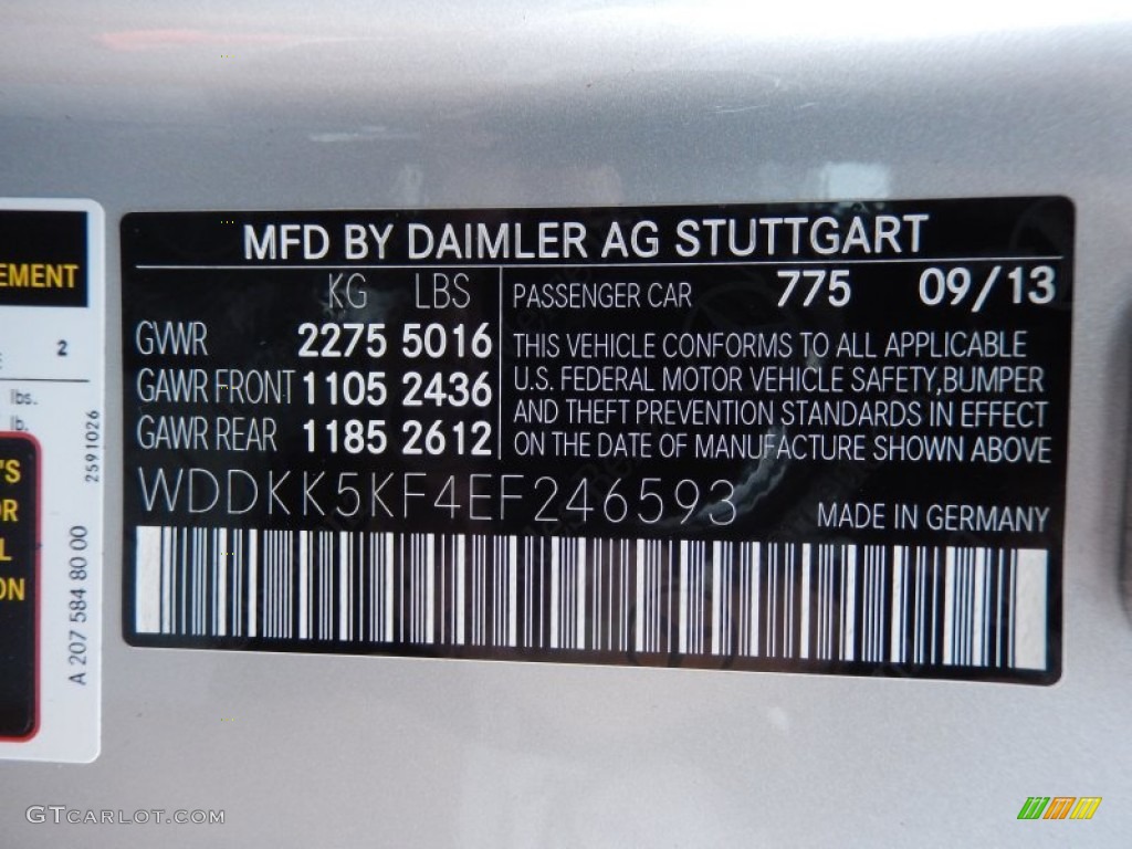 2014 E 350 Cabriolet - Iridium Silver Metallic / Grey/Black photo #10