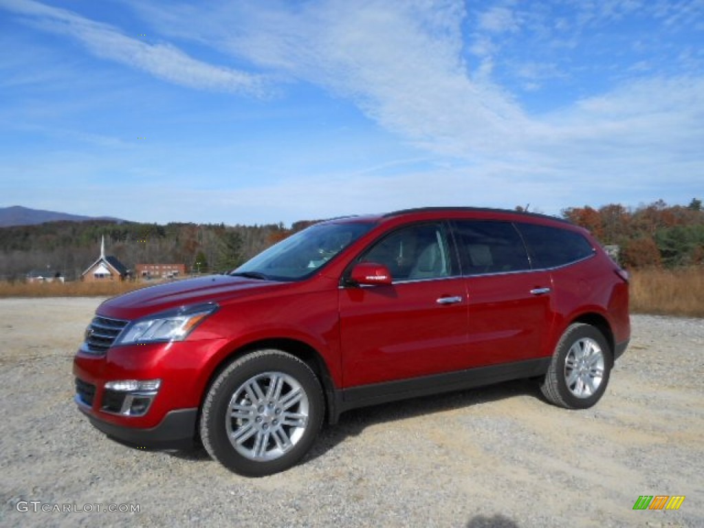 Crystal Red Tintcoat 2014 Chevrolet Traverse LT AWD Exterior Photo #87526727