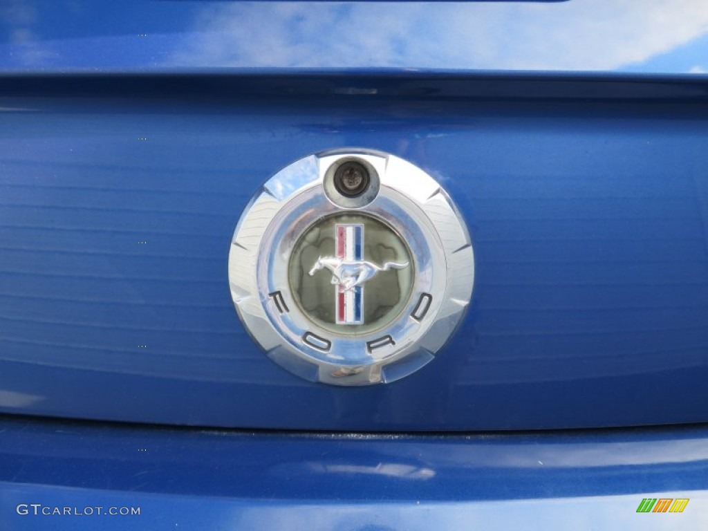 2007 Mustang V6 Premium Convertible - Vista Blue Metallic / Dark Charcoal photo #20