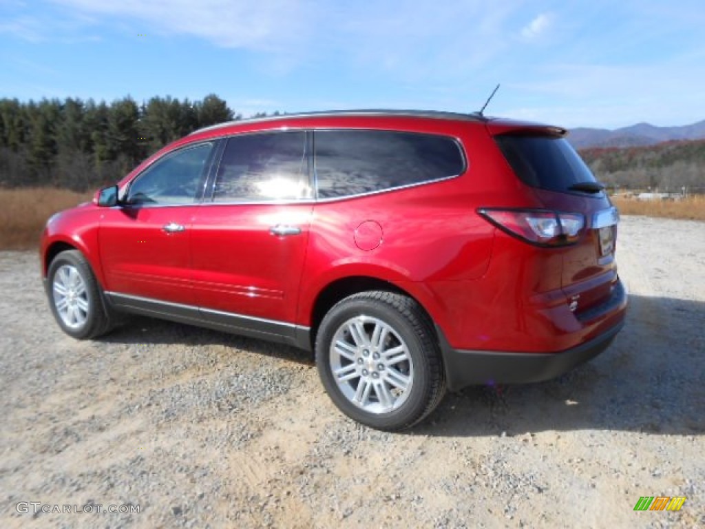 Crystal Red Tintcoat 2014 Chevrolet Traverse LT AWD Exterior Photo #87526937