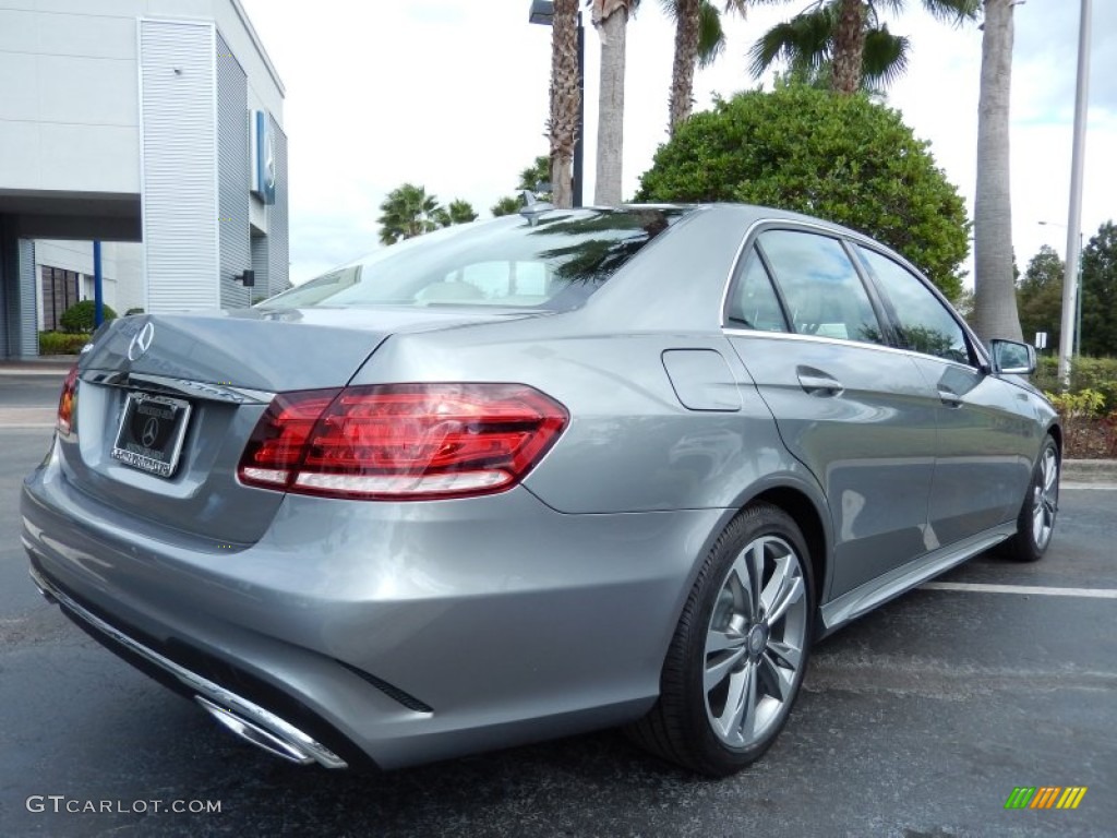 2014 E 350 Sport Sedan - Paladium Silver Metallic / Silk Beige/Espresso Brown photo #3
