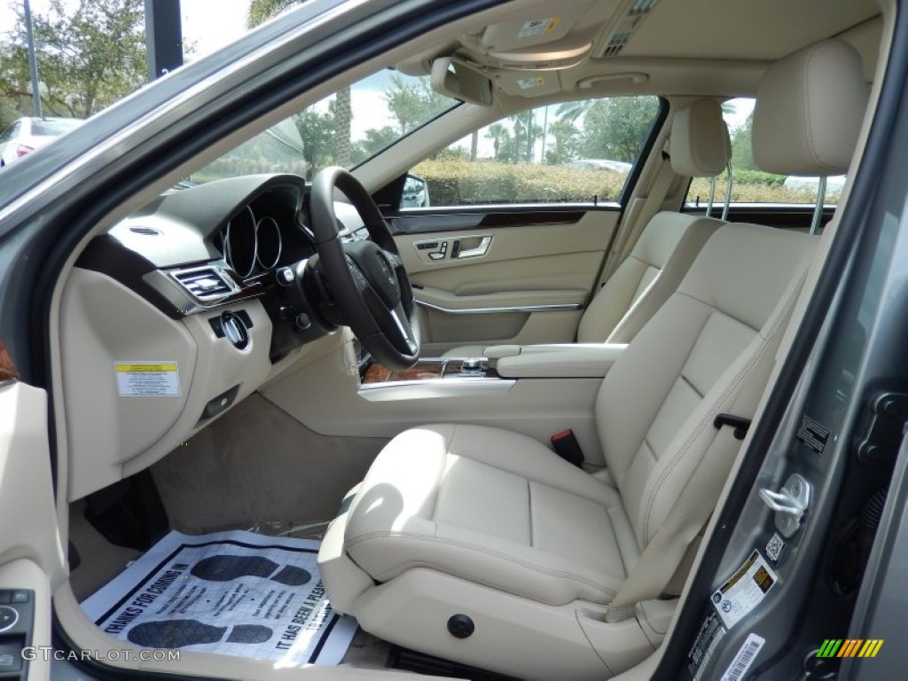 2014 E 350 Sport Sedan - Paladium Silver Metallic / Silk Beige/Espresso Brown photo #6