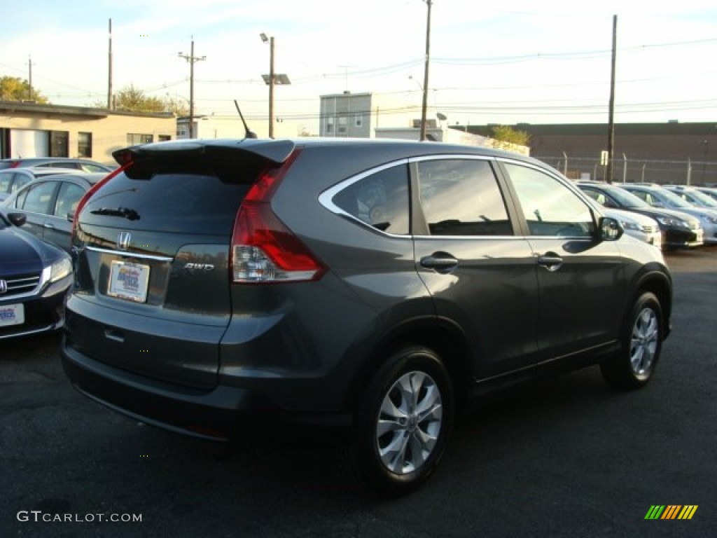 2012 CR-V EX 4WD - Polished Metal Metallic / Gray photo #4