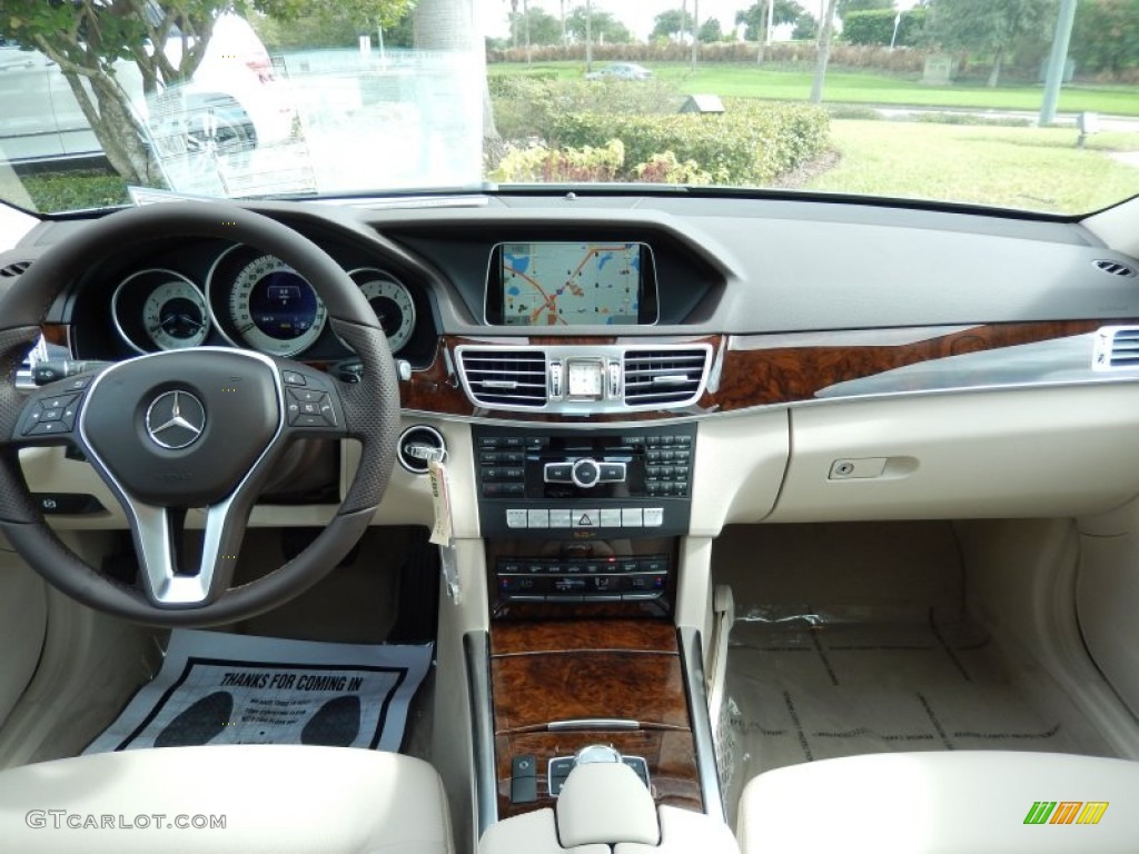 2014 E 350 Sport Sedan - Paladium Silver Metallic / Silk Beige/Espresso Brown photo #8