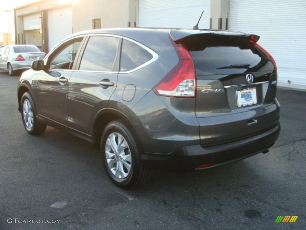 2012 CR-V EX 4WD - Polished Metal Metallic / Gray photo #6