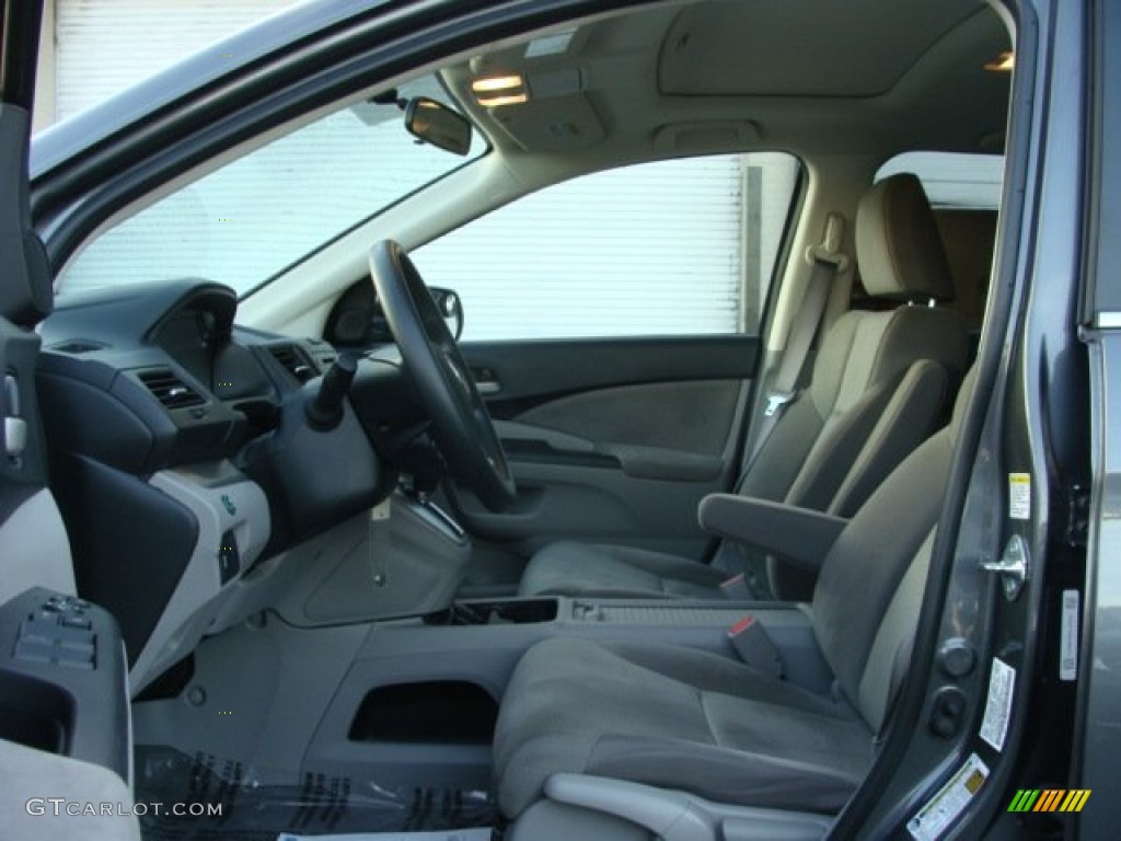 2012 CR-V EX 4WD - Polished Metal Metallic / Gray photo #8