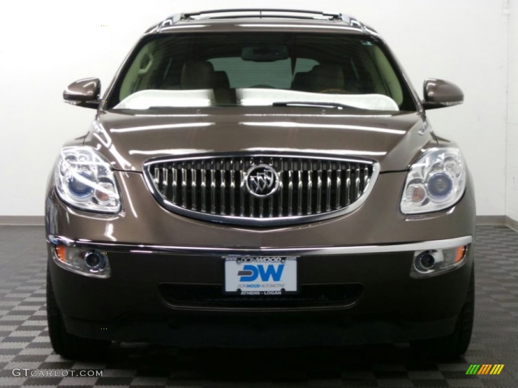 2010 Enclave CXL AWD - Cocoa Metallic / Cashmere/Cocoa photo #2