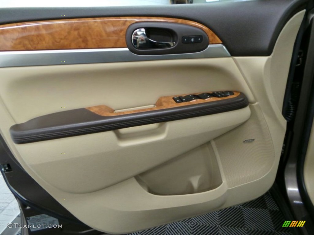 2010 Enclave CXL AWD - Cocoa Metallic / Cashmere/Cocoa photo #13