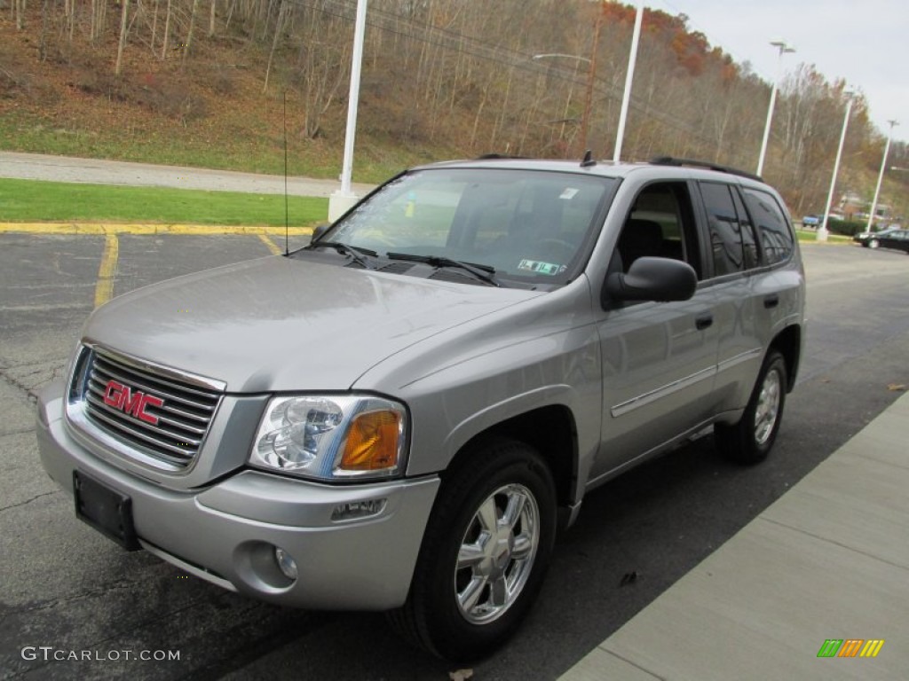 2007 Envoy SLE 4x4 - Silver Mist Metallic / Light Gray photo #7