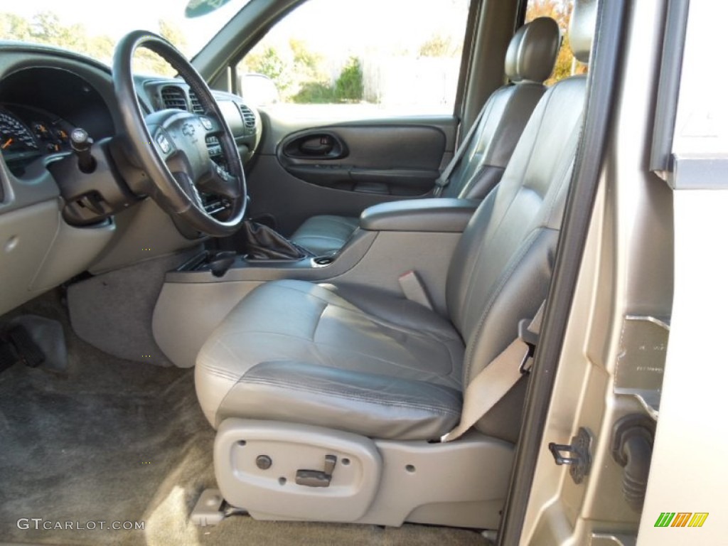2002 TrailBlazer LS 4x4 - Light Pewter Metallic / Medium Oak photo #8
