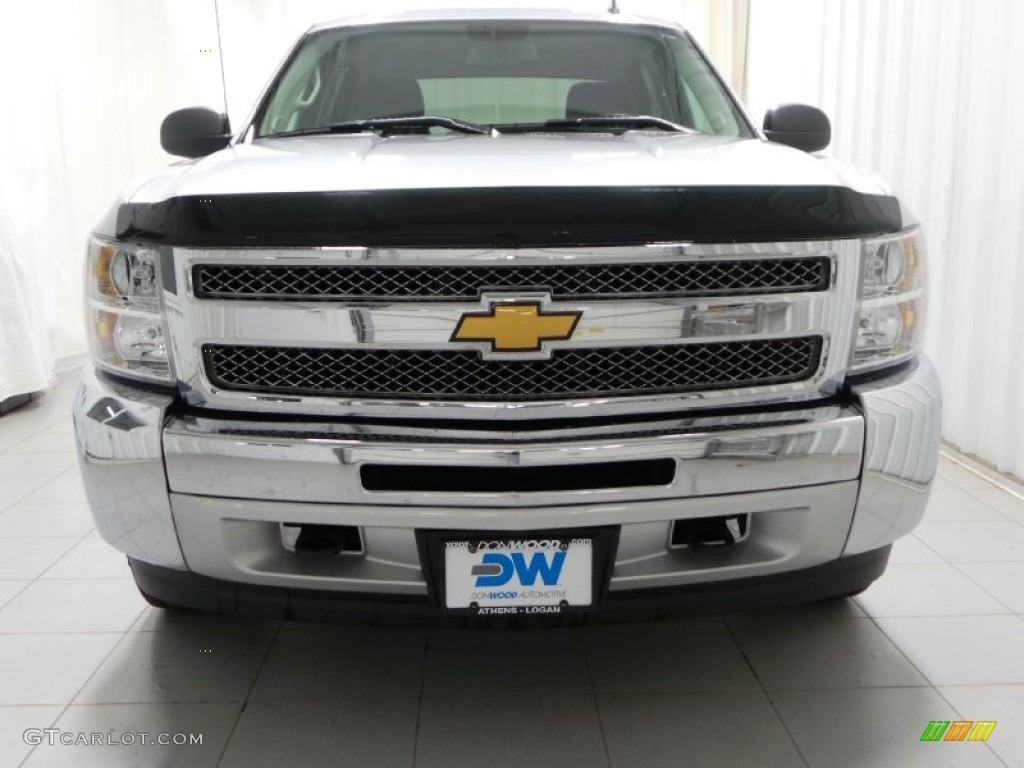 2013 Silverado 1500 Hybrid Crew Cab 4WD - Silver Ice Metallic / Ebony photo #2