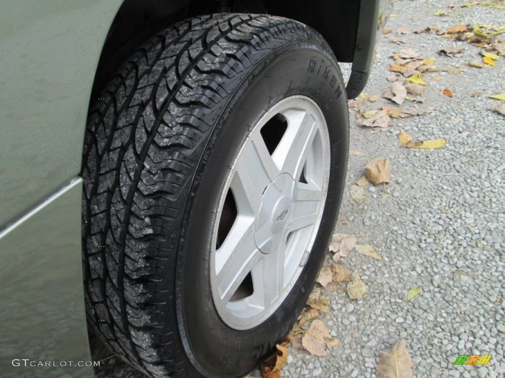 2003 TrailBlazer EXT LT 4x4 - Silver Green Metallic / Medium Pewter photo #8