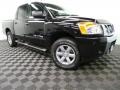 2013 Galaxy Black Nissan Titan SV Crew Cab 4x4  photo #1