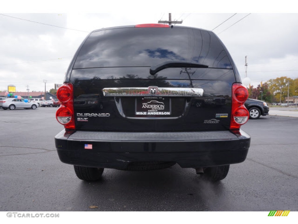 2007 Durango SLT 4x4 - Brilliant Black / Khaki Two-Tone photo #3