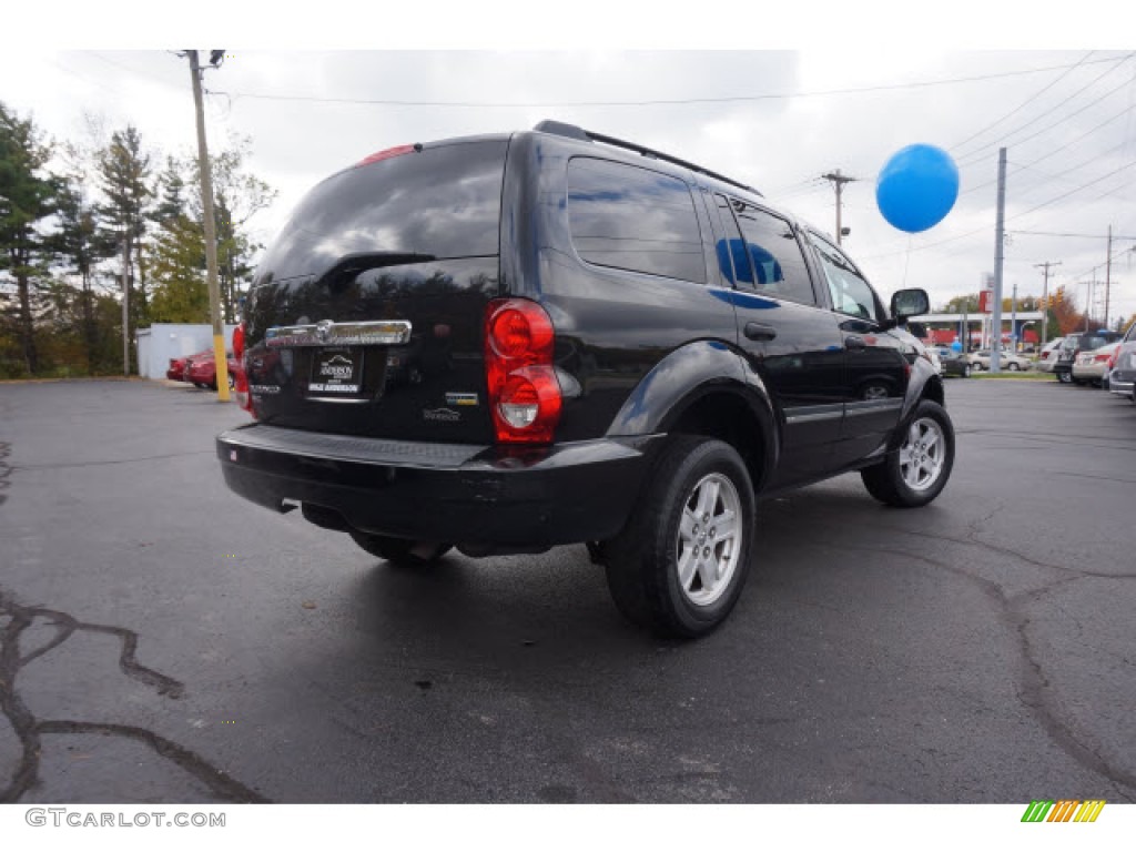 2007 Durango SLT 4x4 - Brilliant Black / Khaki Two-Tone photo #4
