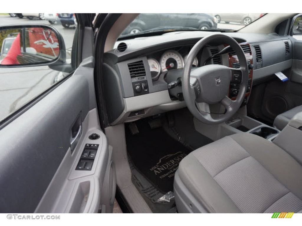 2007 Durango SLT 4x4 - Brilliant Black / Khaki Two-Tone photo #9