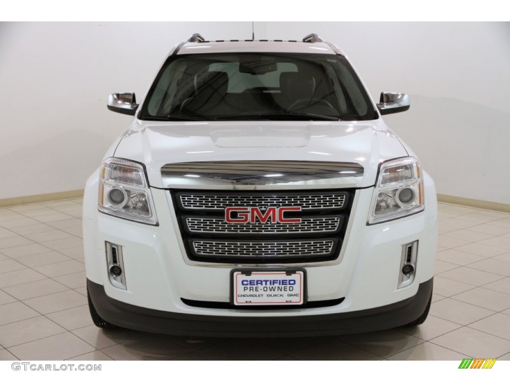 2011 Terrain SLT AWD - Olympic White / Jet Black photo #2