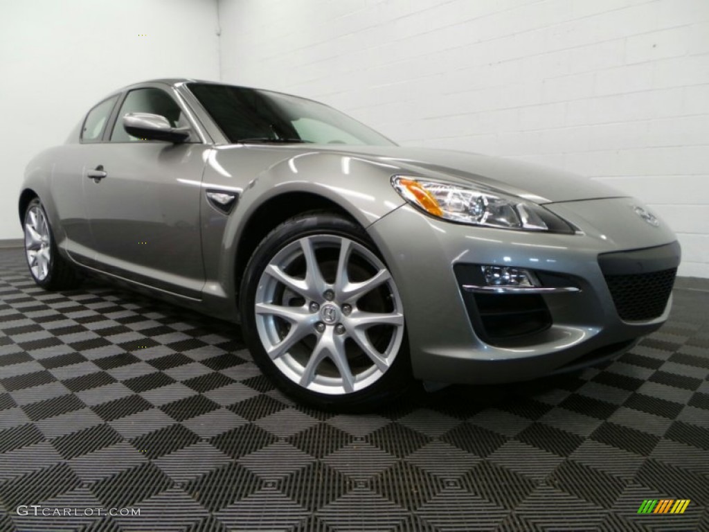 2009 RX-8 Grand Touring - Diamond Gray Metallic / Dune Beige photo #1