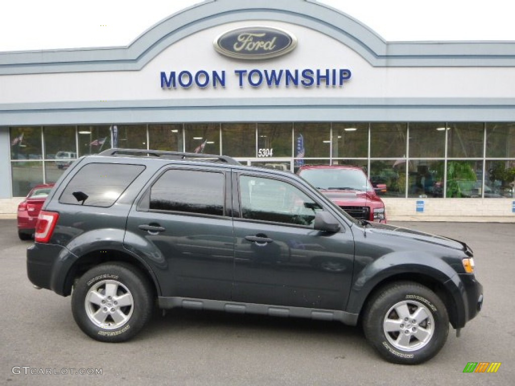 2009 Escape XLT V6 4WD - Black Pearl Slate Metallic / Charcoal photo #1