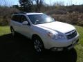 2010 Satin White Pearl Subaru Outback 3.6R Limited Wagon  photo #9