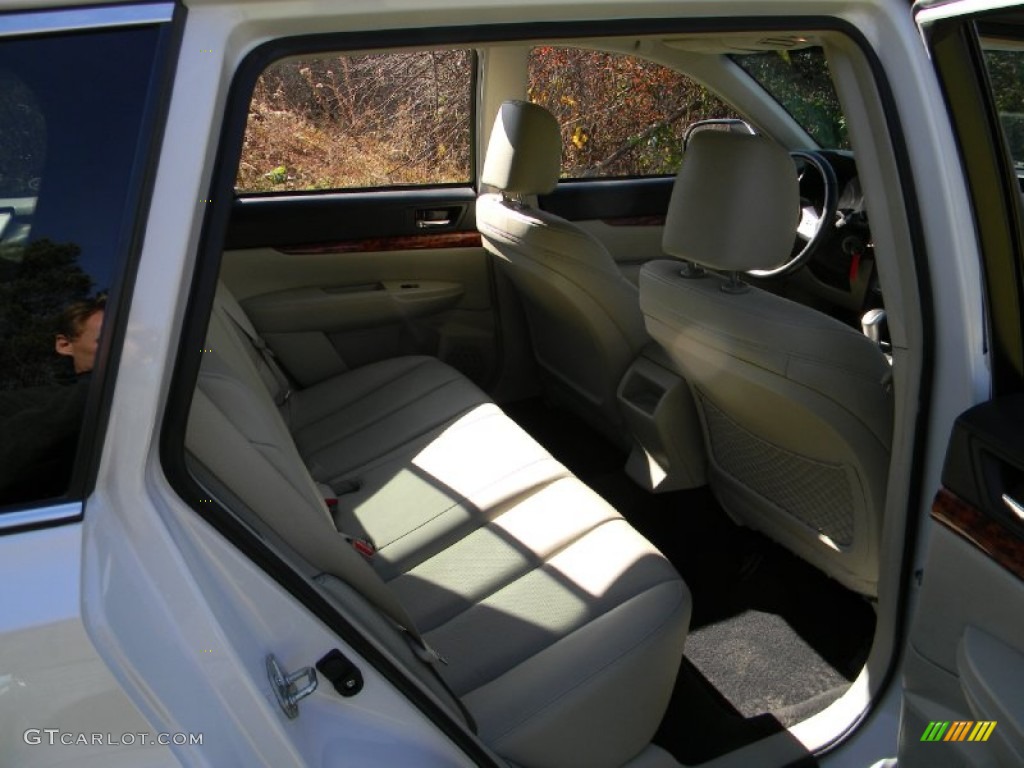 2010 Outback 3.6R Limited Wagon - Satin White Pearl / Warm Ivory photo #23