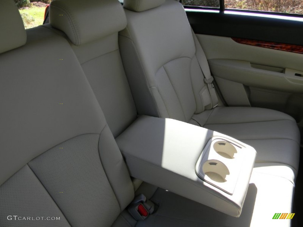 2010 Outback 3.6R Limited Wagon - Satin White Pearl / Warm Ivory photo #24