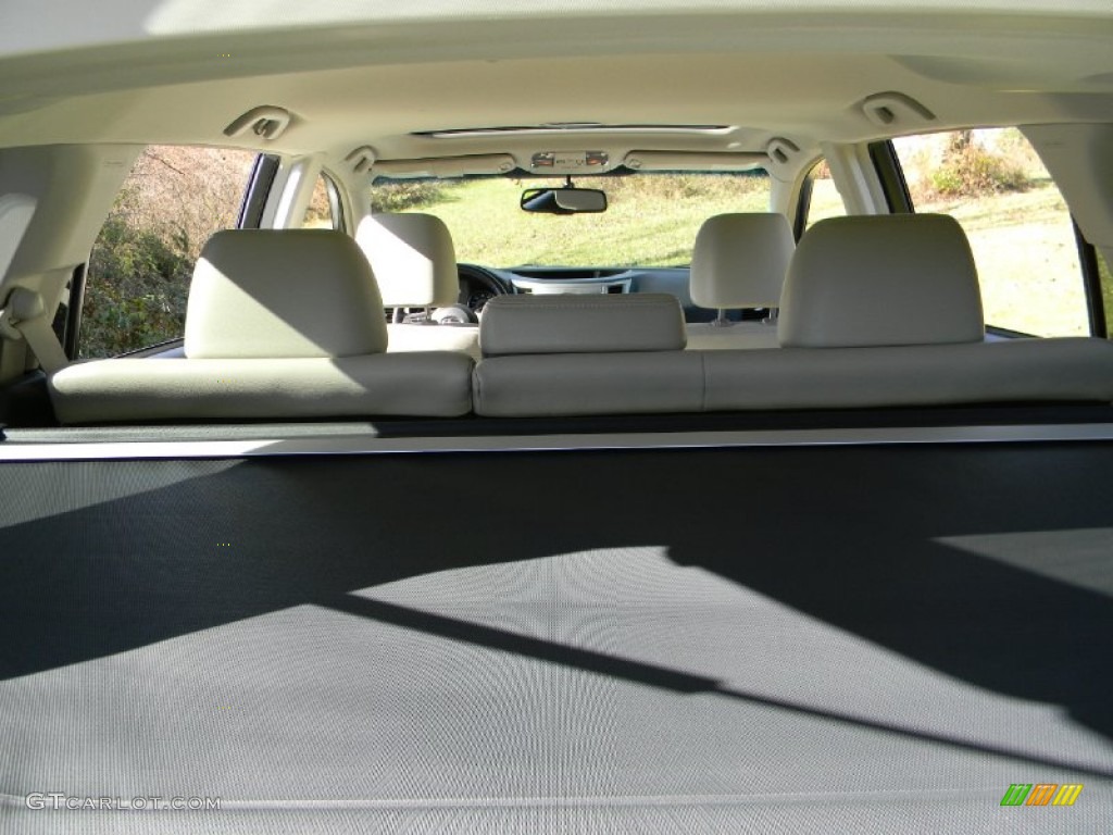 2010 Outback 3.6R Limited Wagon - Satin White Pearl / Warm Ivory photo #25