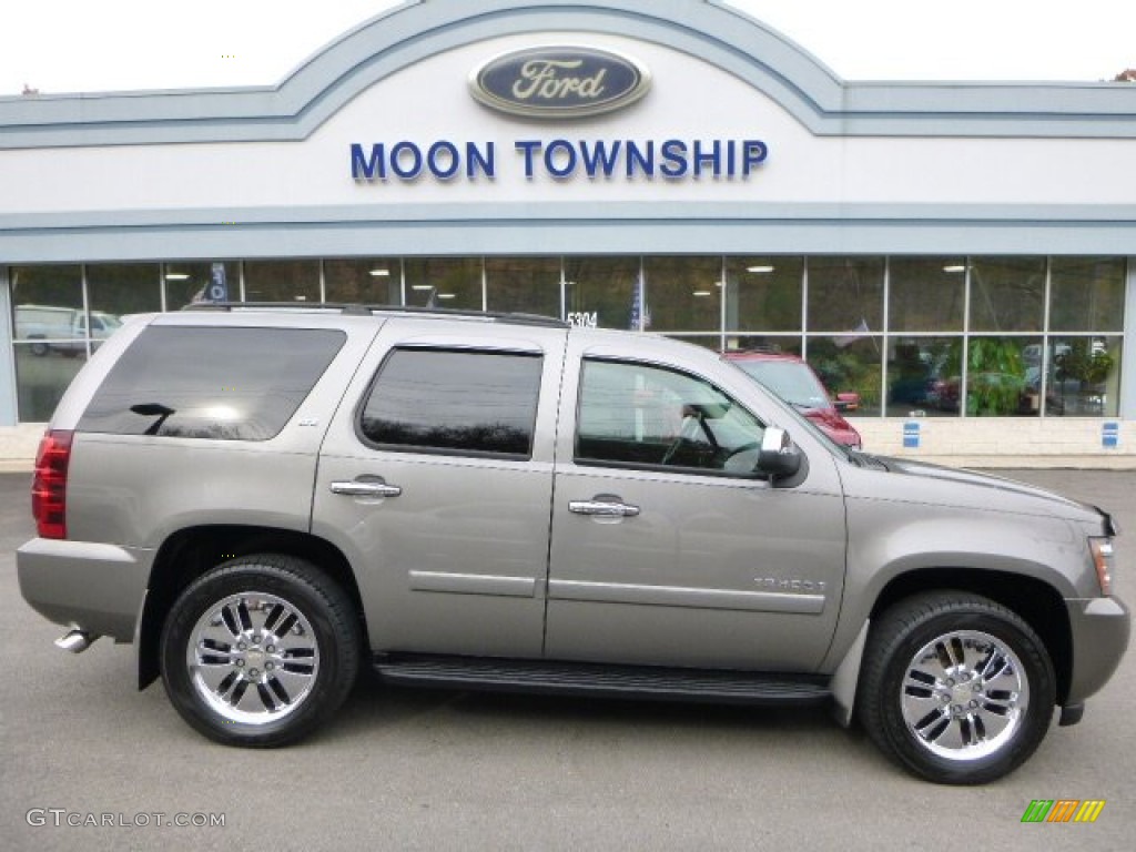 2008 Tahoe LTZ 4x4 - Silver Birch Metallic / Ebony photo #1