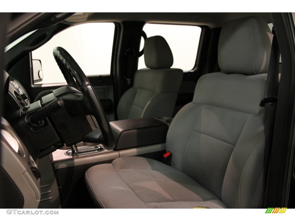 2004 F150 XLT SuperCrew 4x4 - Black / Black/Medium Flint photo #10