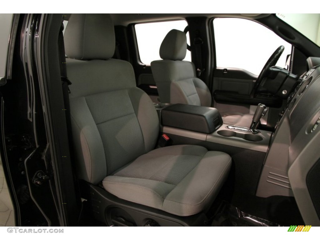 2004 F150 XLT SuperCrew 4x4 - Black / Black/Medium Flint photo #11