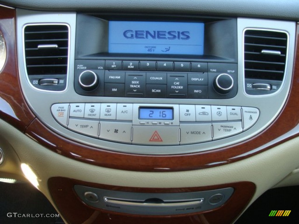 2012 Genesis 3.8 Sedan - Champagne Beige Metallic / Cashmere photo #17