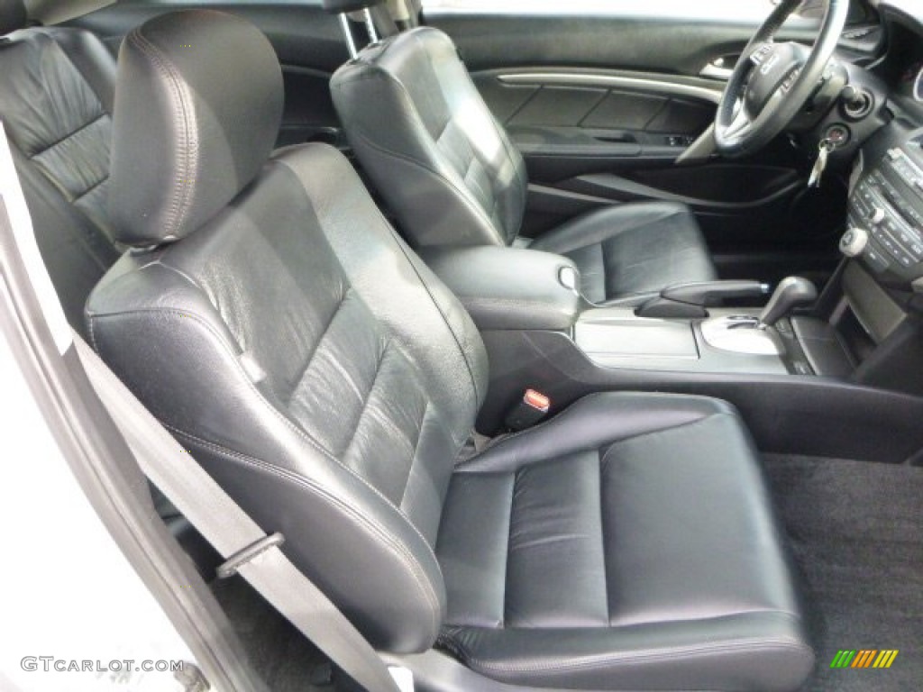 2011 Accord EX-L V6 Coupe - Alabaster Silver Metallic / Black photo #10