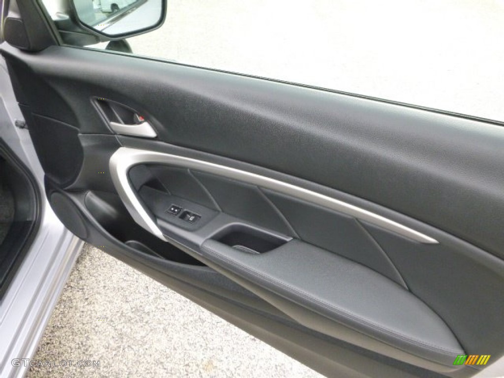 2011 Accord EX-L V6 Coupe - Alabaster Silver Metallic / Black photo #12