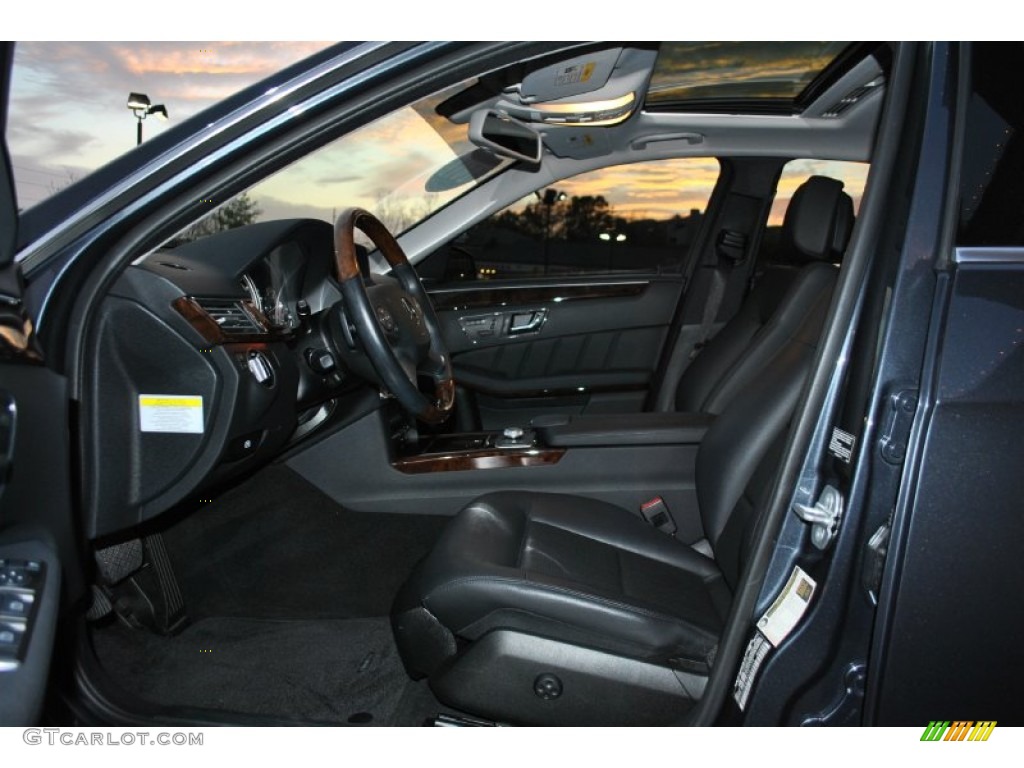 2011 E 350 BlueTEC Sedan - Steel Grey Metallic / Black photo #17
