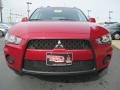 2010 Rally Red Metallic Mitsubishi Outlander ES 4WD  photo #2