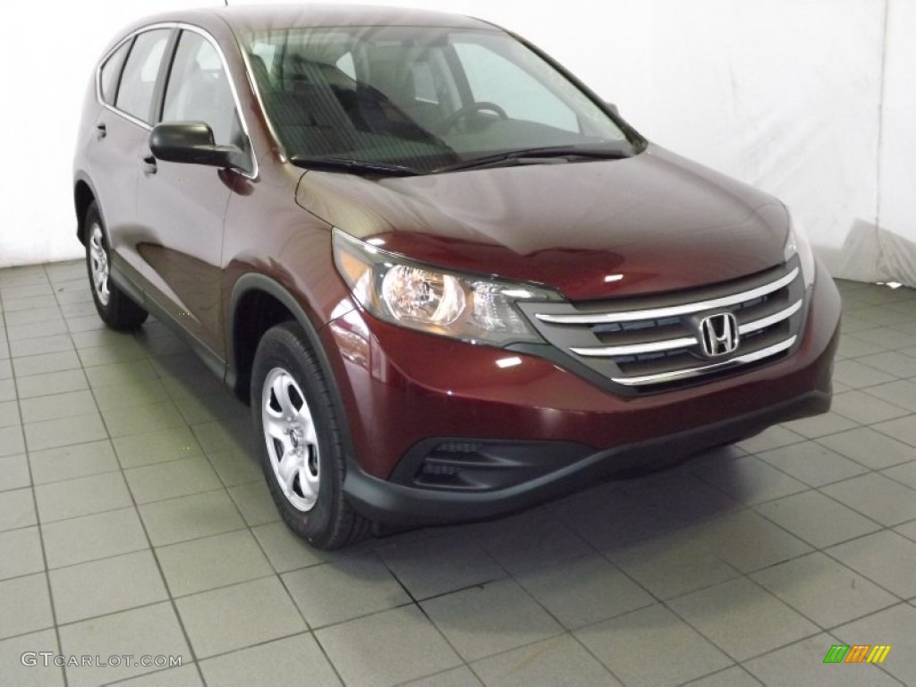 2014 CR-V LX - Basque Red Pearl II / Gray photo #1