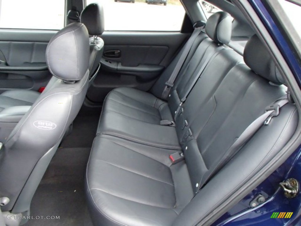 2002 Elantra GT Hatchback - Carbon Blue / Dark Gray photo #9