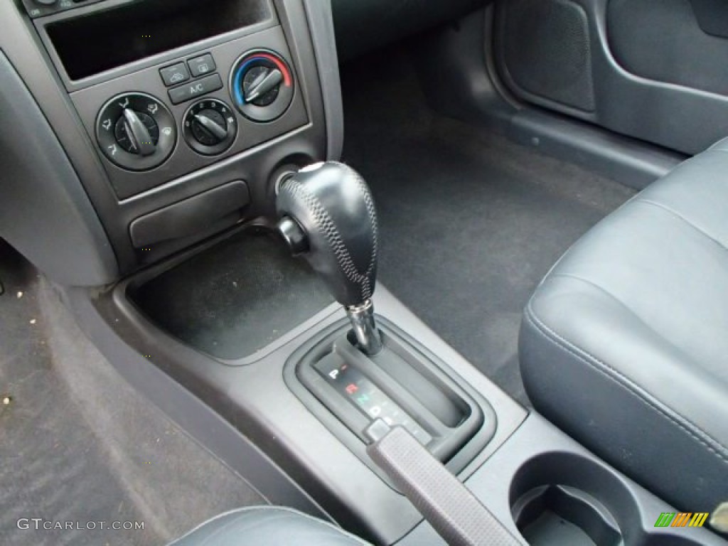 2002 Elantra GT Hatchback - Carbon Blue / Dark Gray photo #12